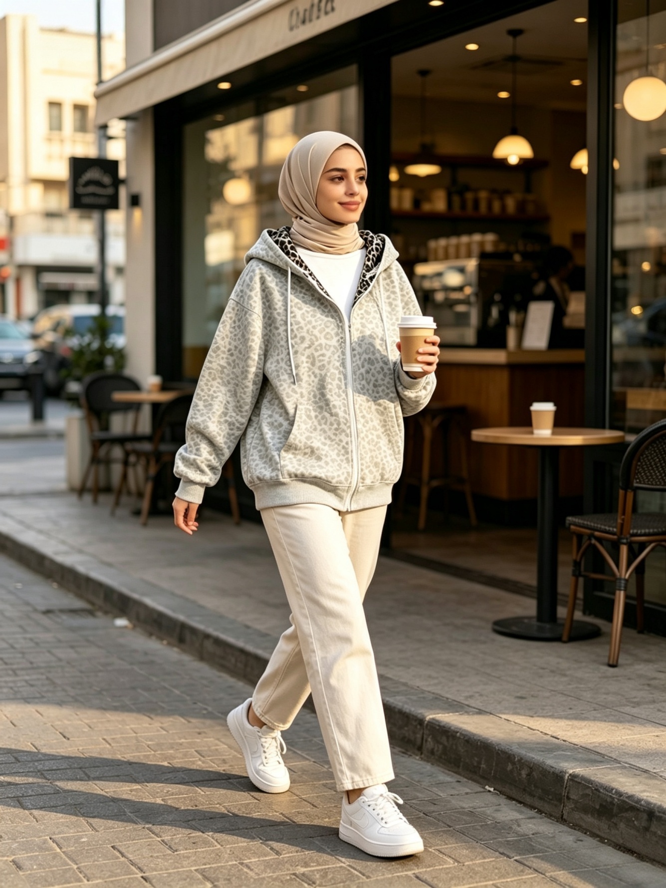Multi Printed Hoodie