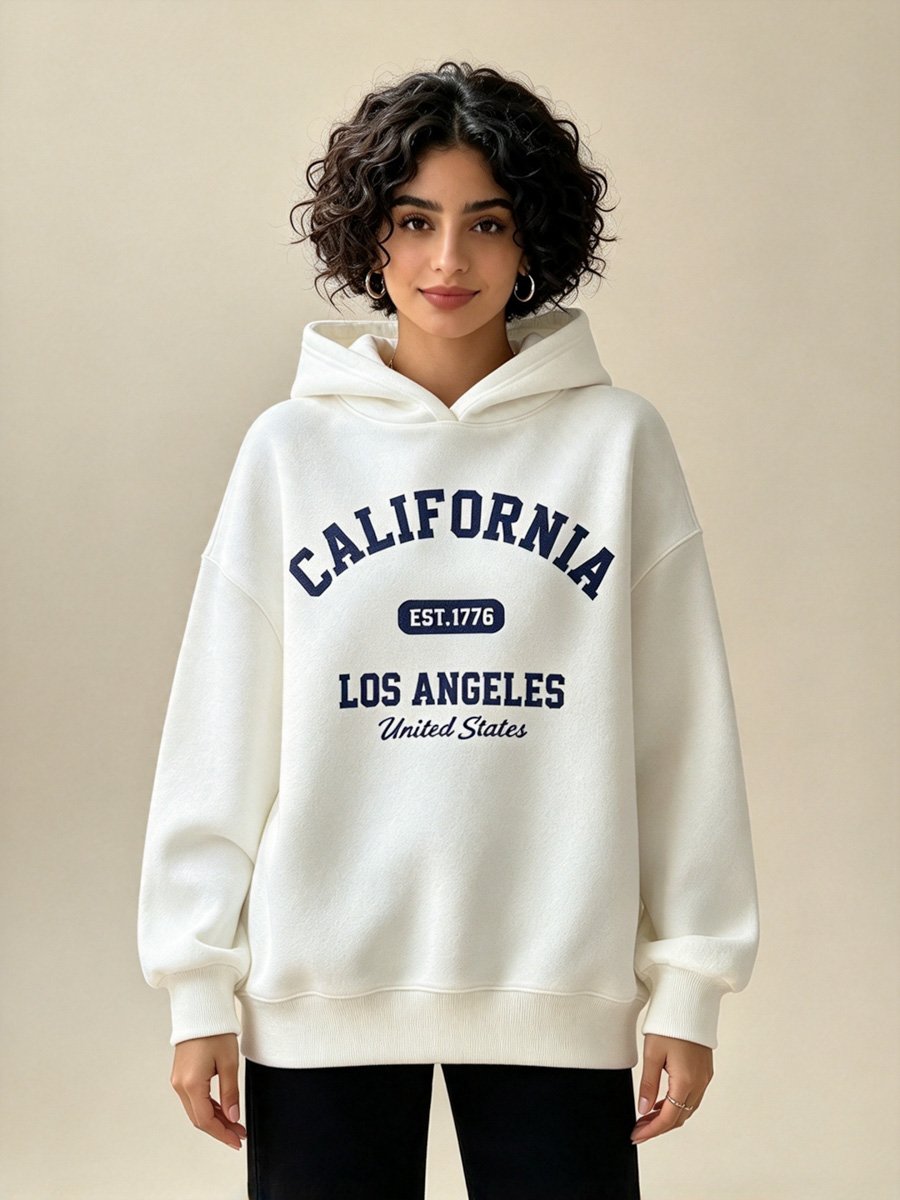 White California Los Angeles Hoodie