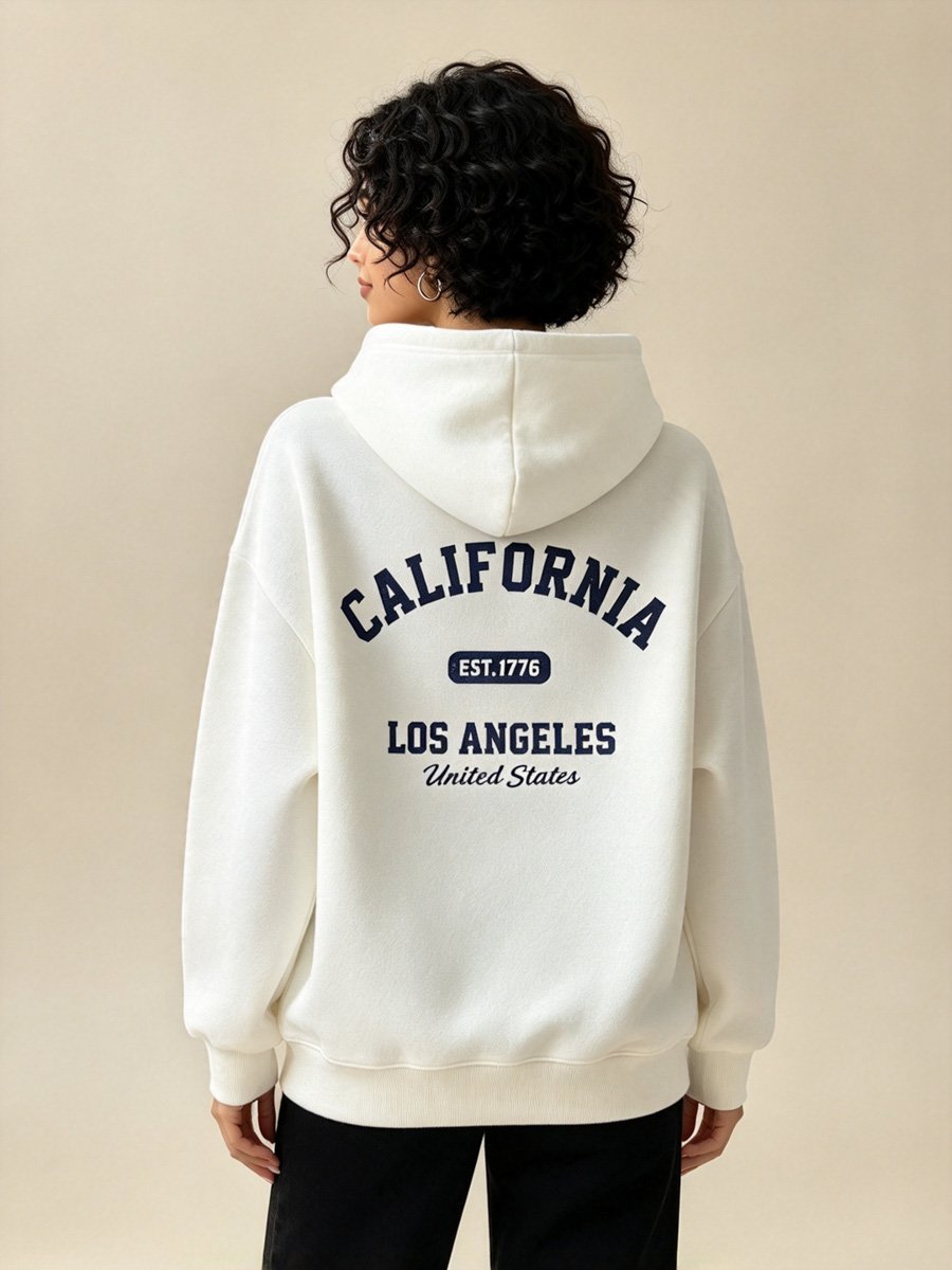 White California Los Angeles Hoodie