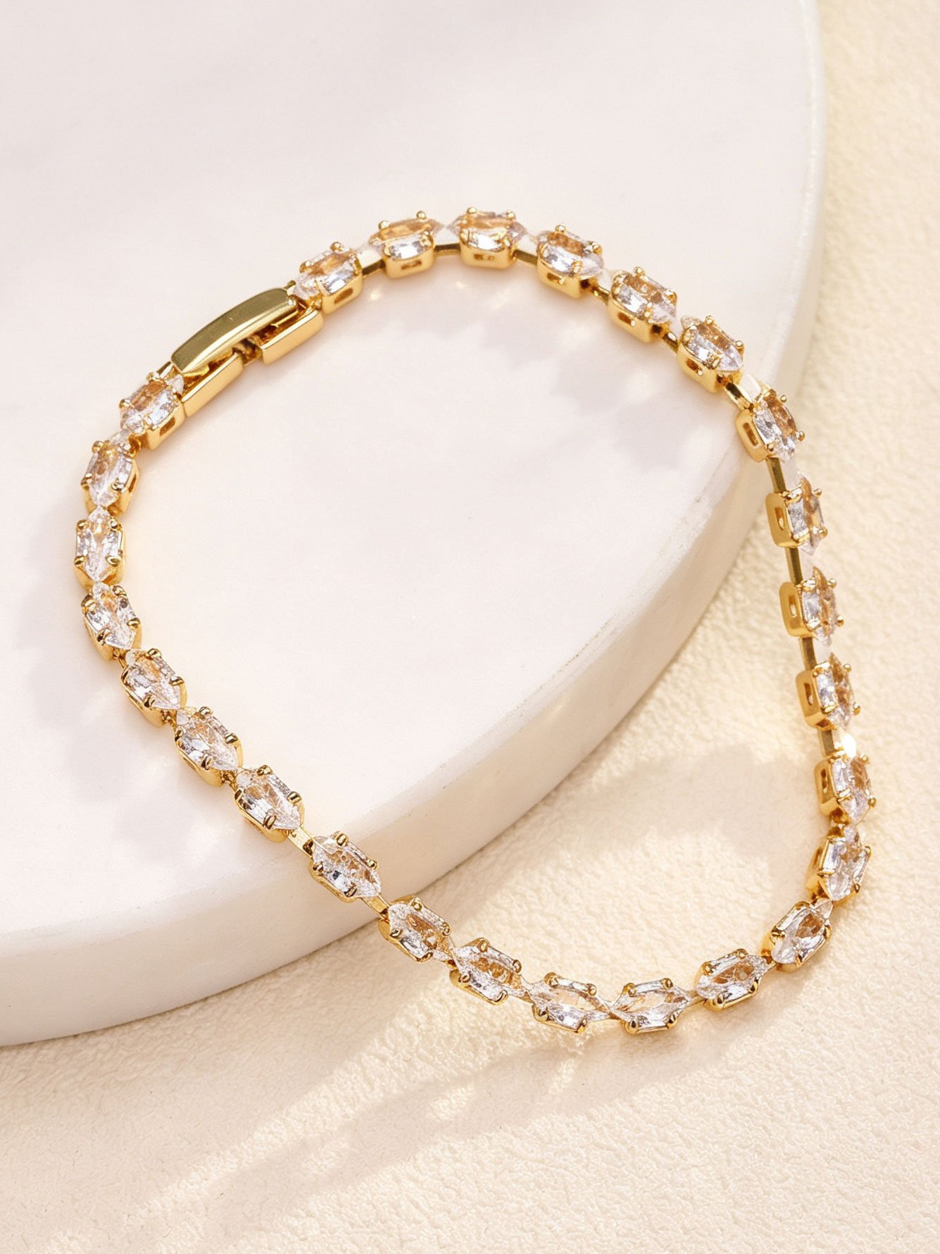 Gold Plated Link Bracelet