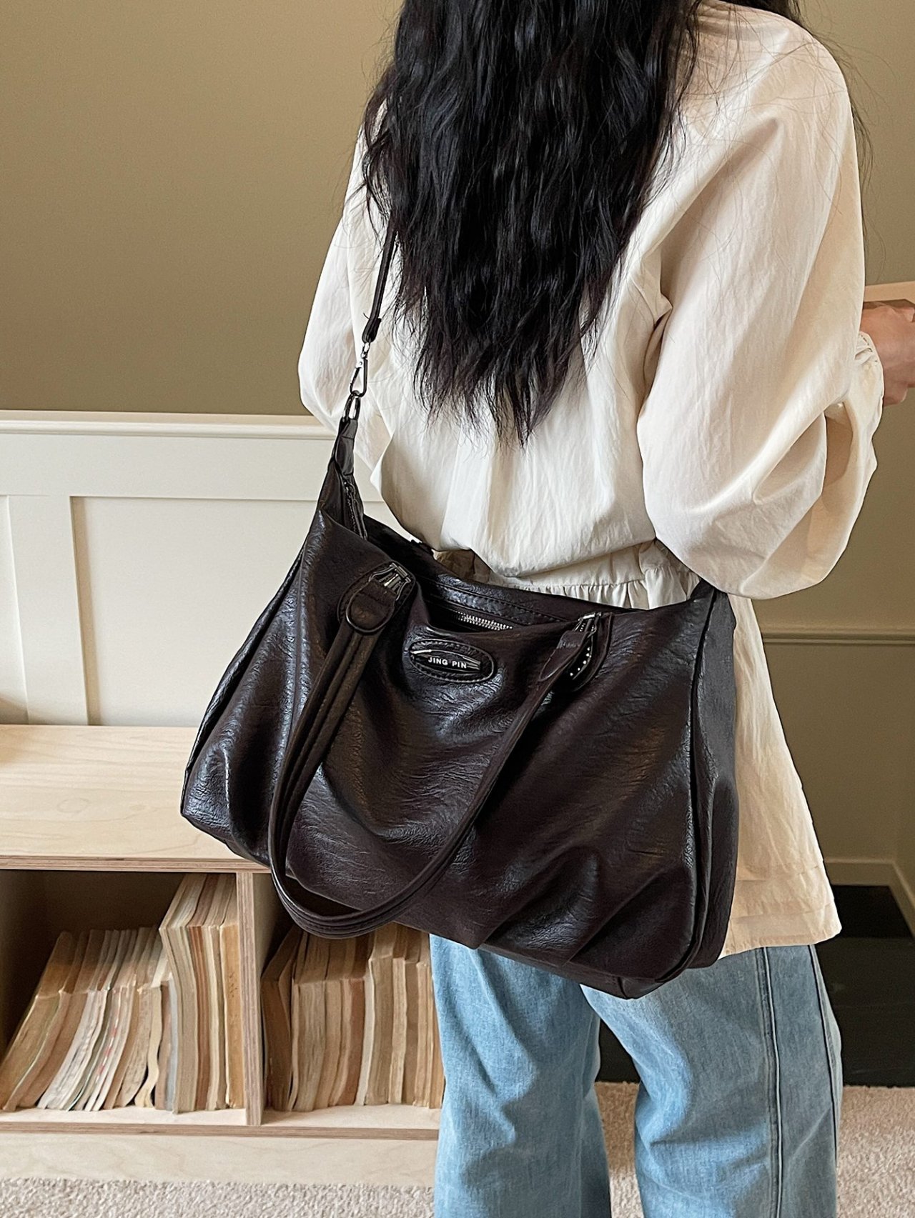 Coffee Brown Shoulder Bag