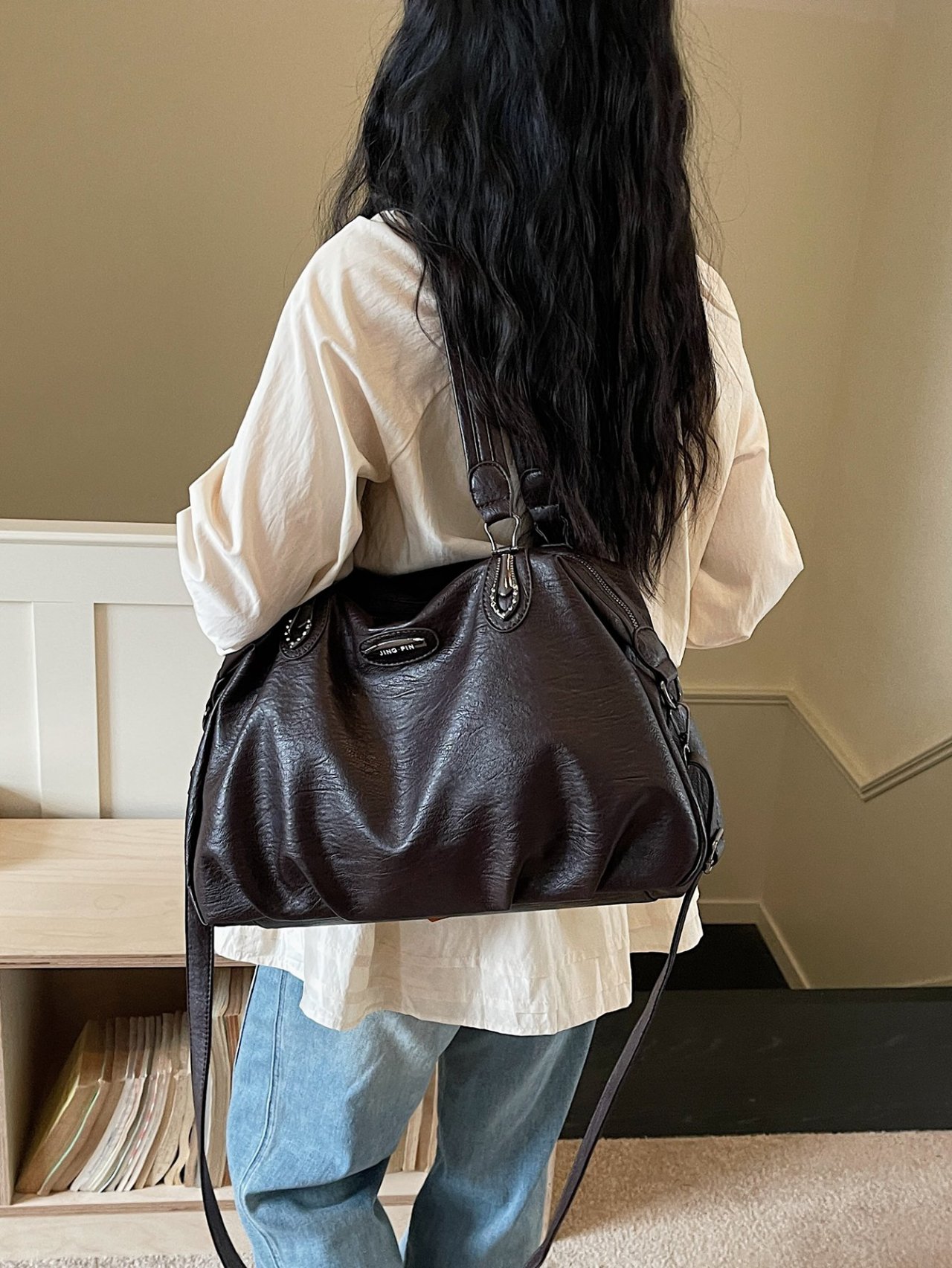 Coffee Brown Shoulder Bag