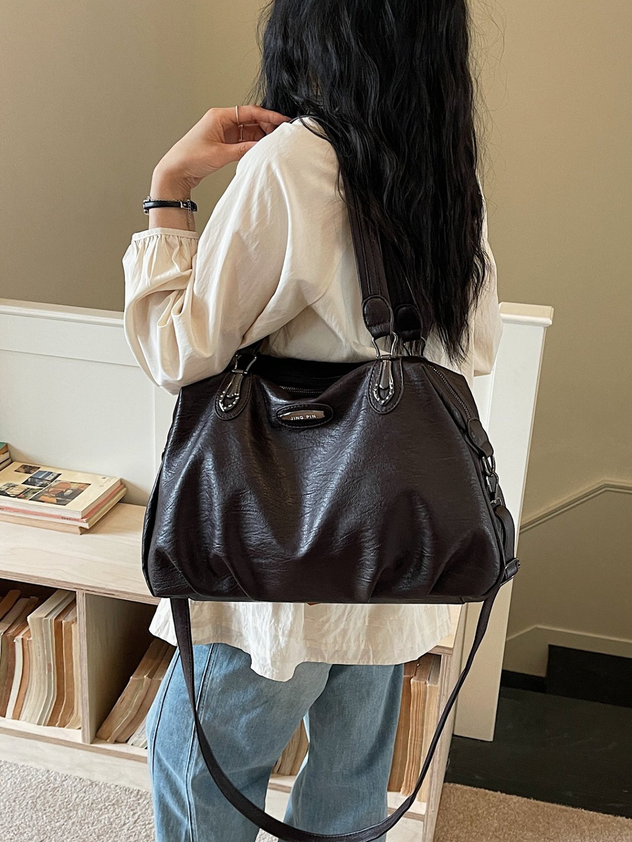 Coffee Brown Shoulder Bag