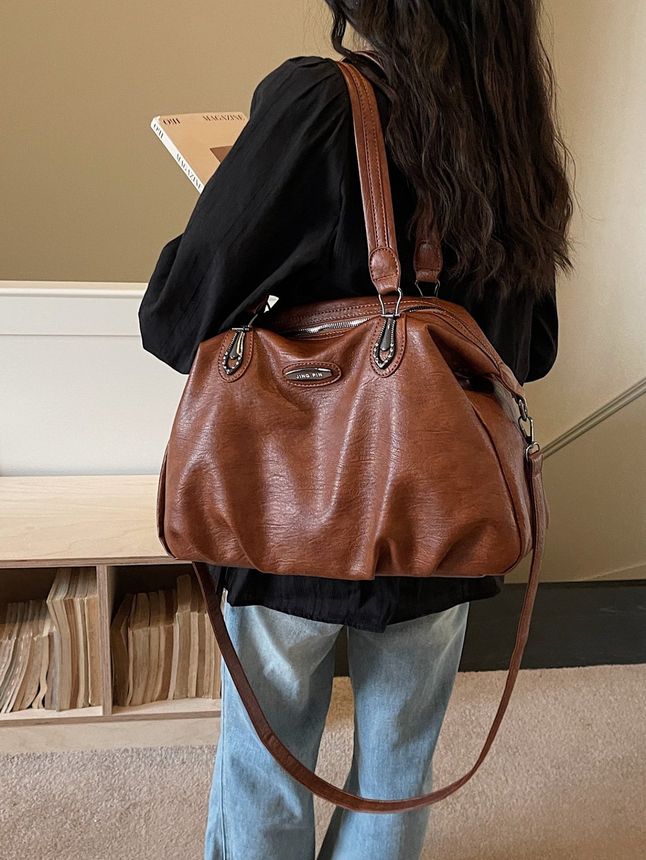 Brown Shoulder Bag