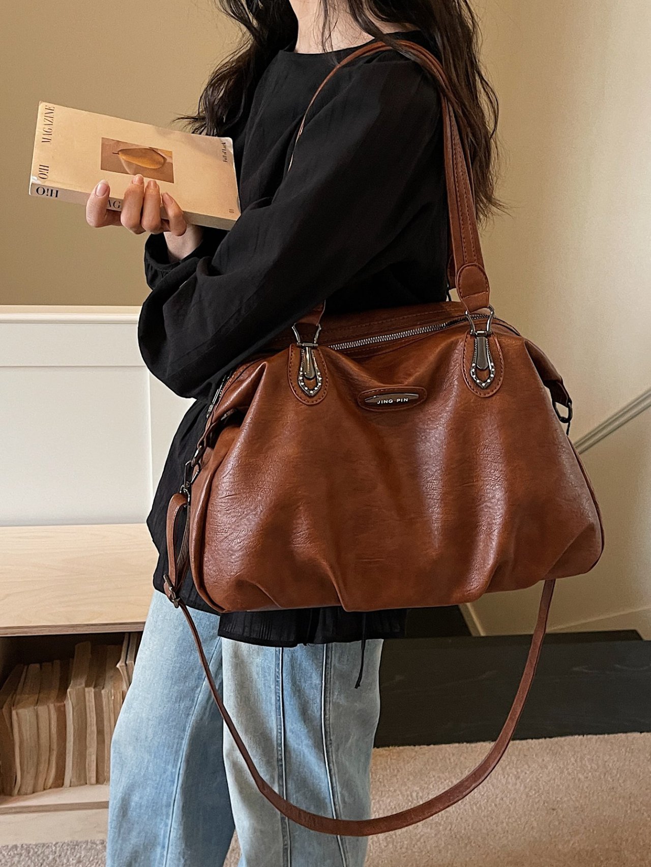 Brown Shoulder Bag
