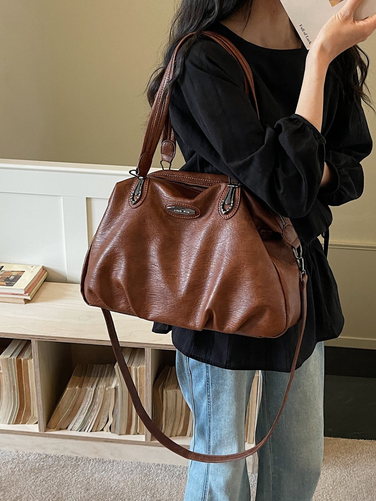 Brown Shoulder Bag