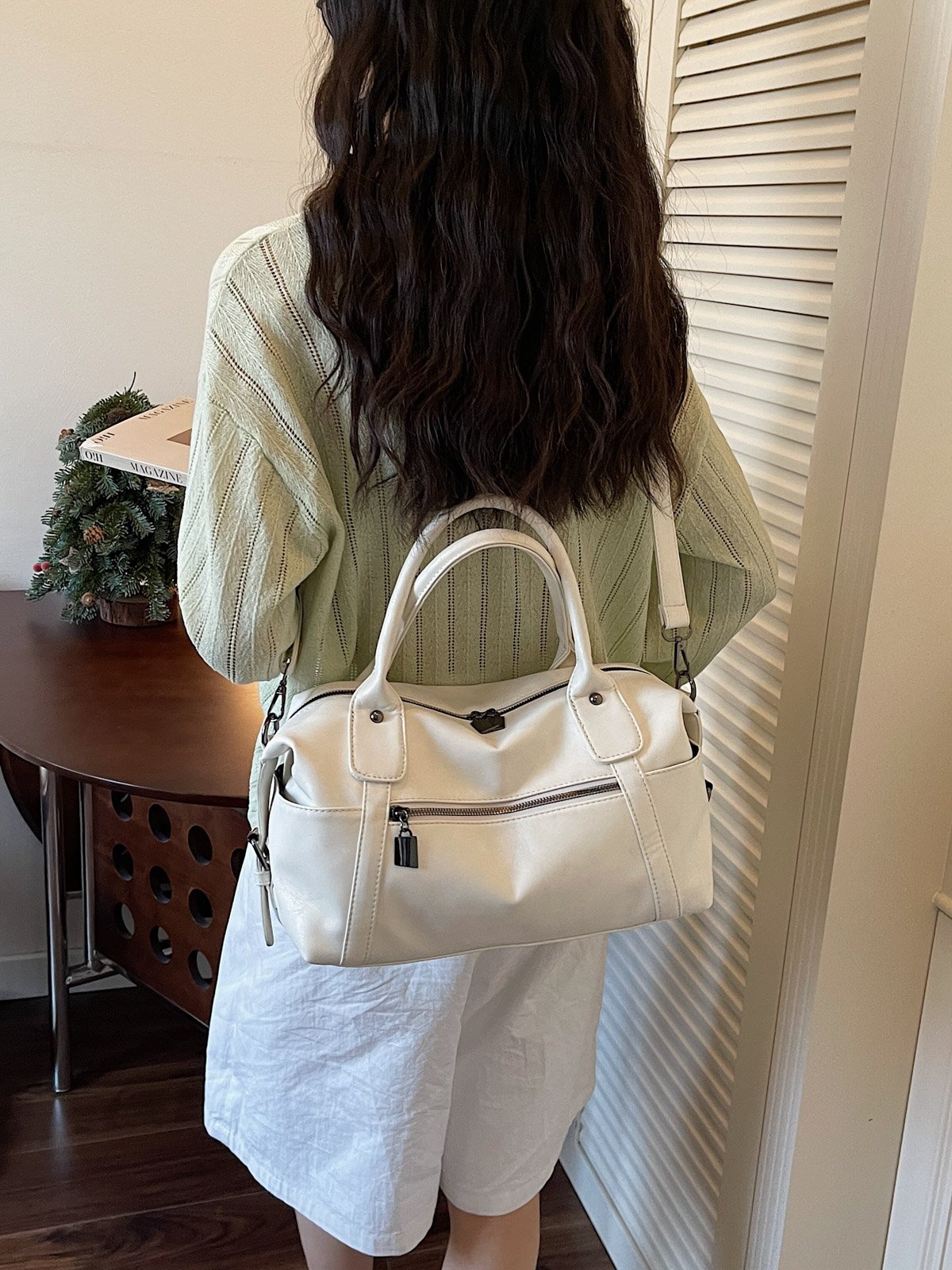 Off-White Bowling Shoulder Bag