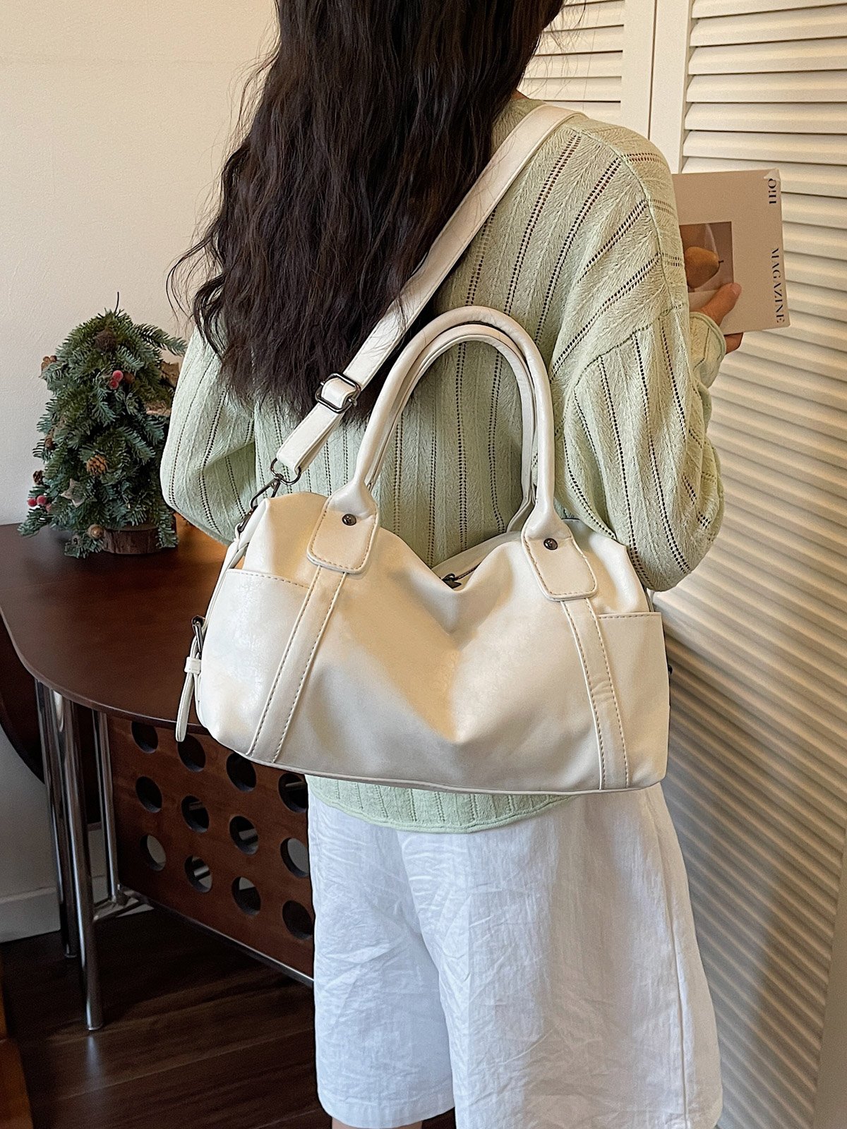 Off-White Bowling Shoulder Bag