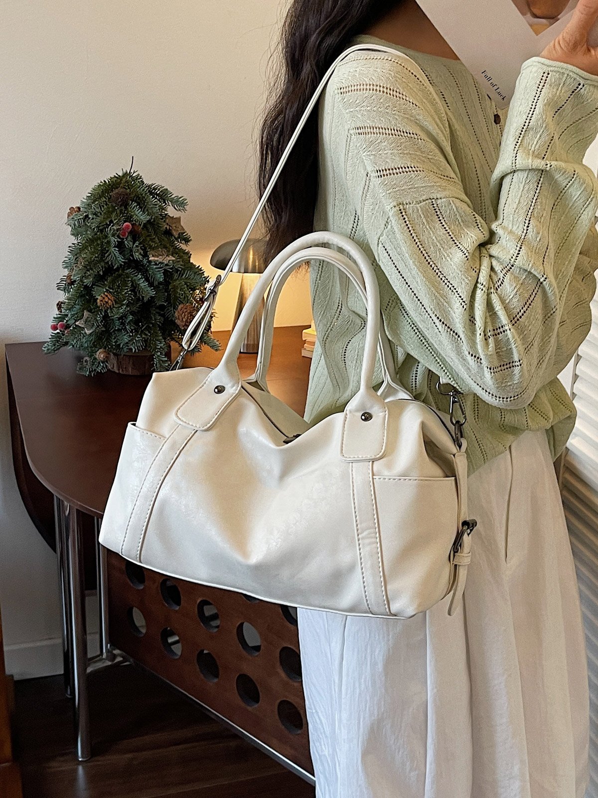 Off-White Bowling Shoulder Bag