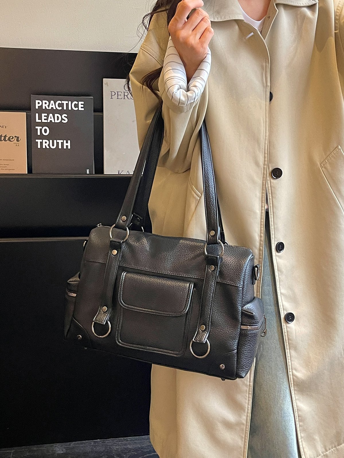Black Shoulder Bag