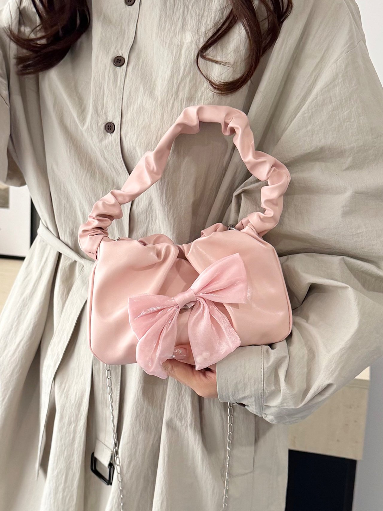 Pink Bow Handbag