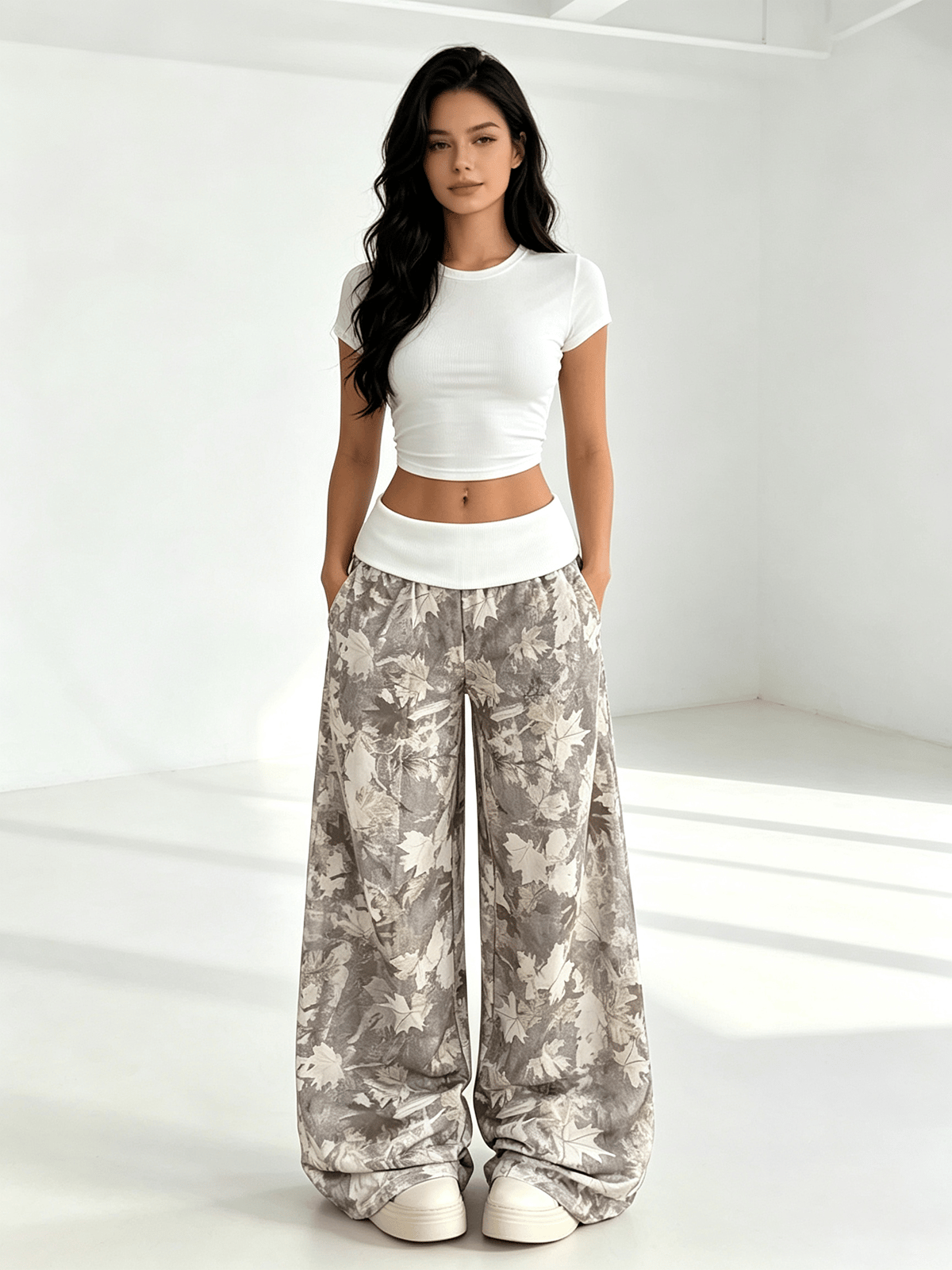 Multi Printed Relaxed Pants