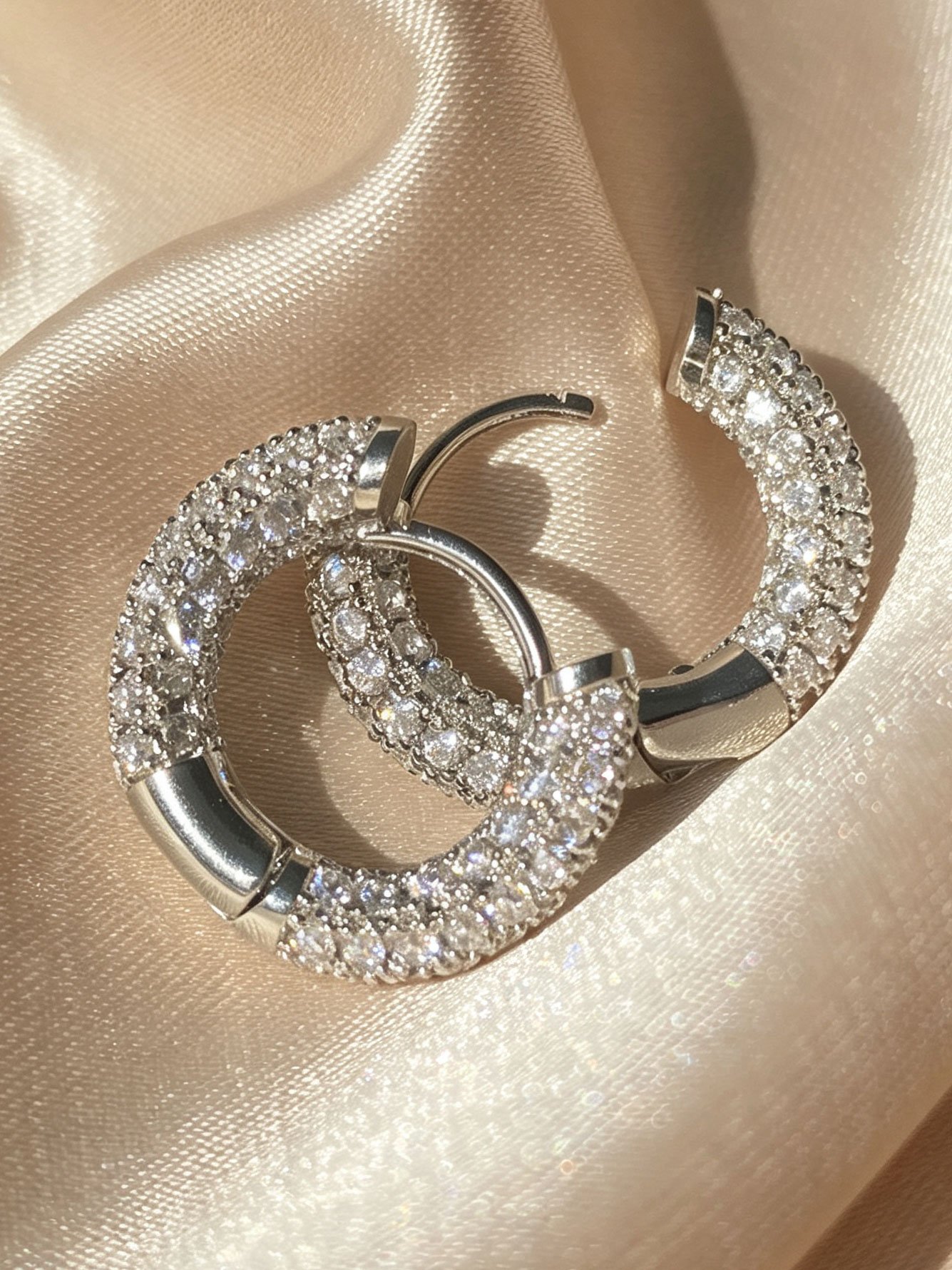 Silver Plain Earrings