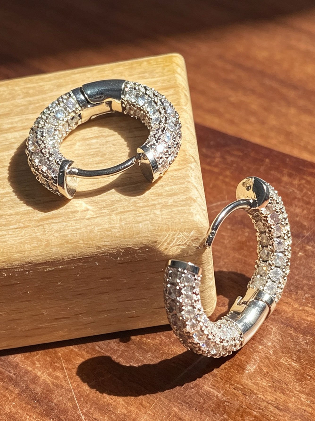 Silver Plain Earrings
