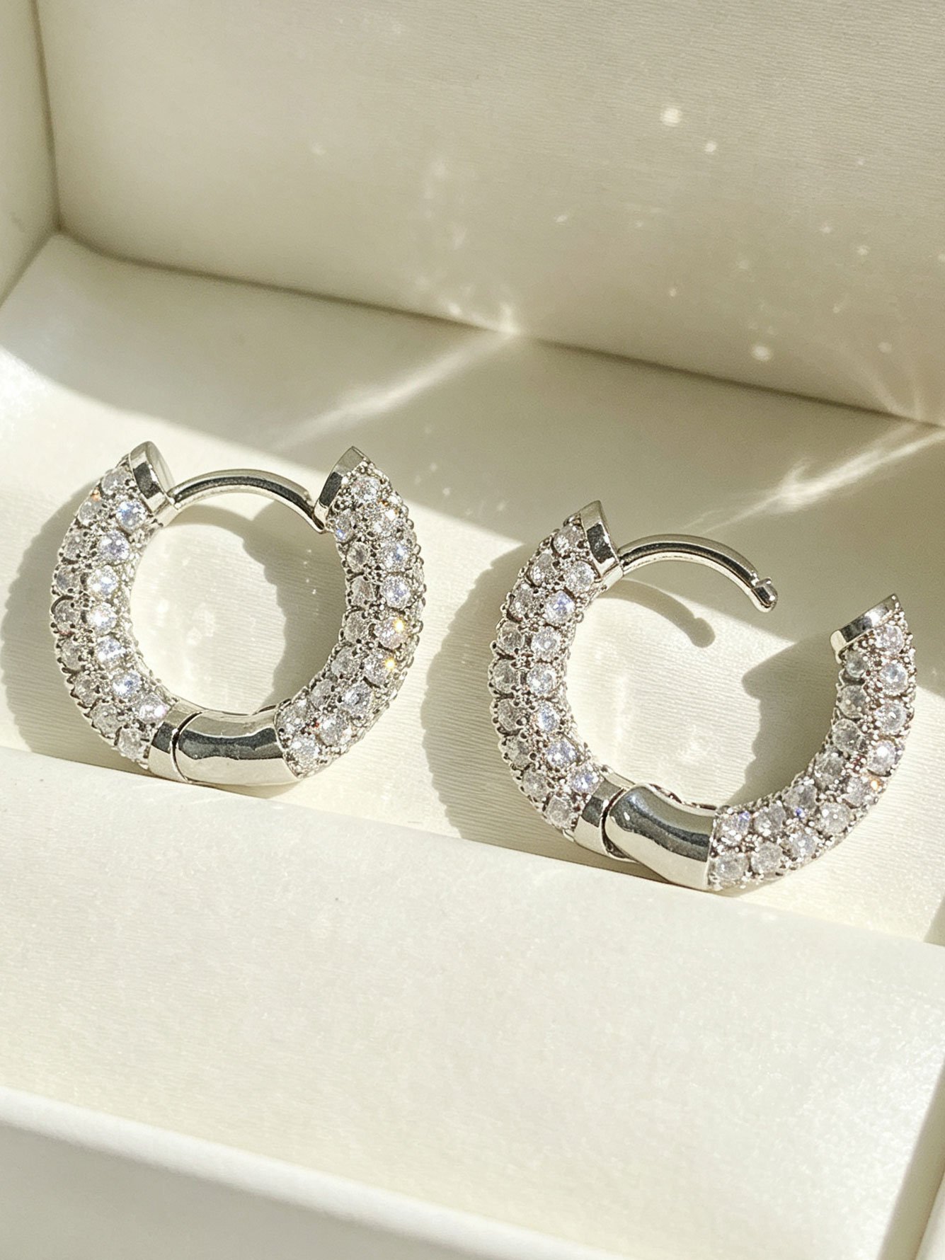 Silver Plain Earrings