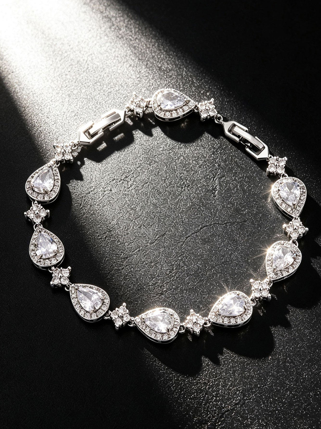Silver Solid Link Bracelet