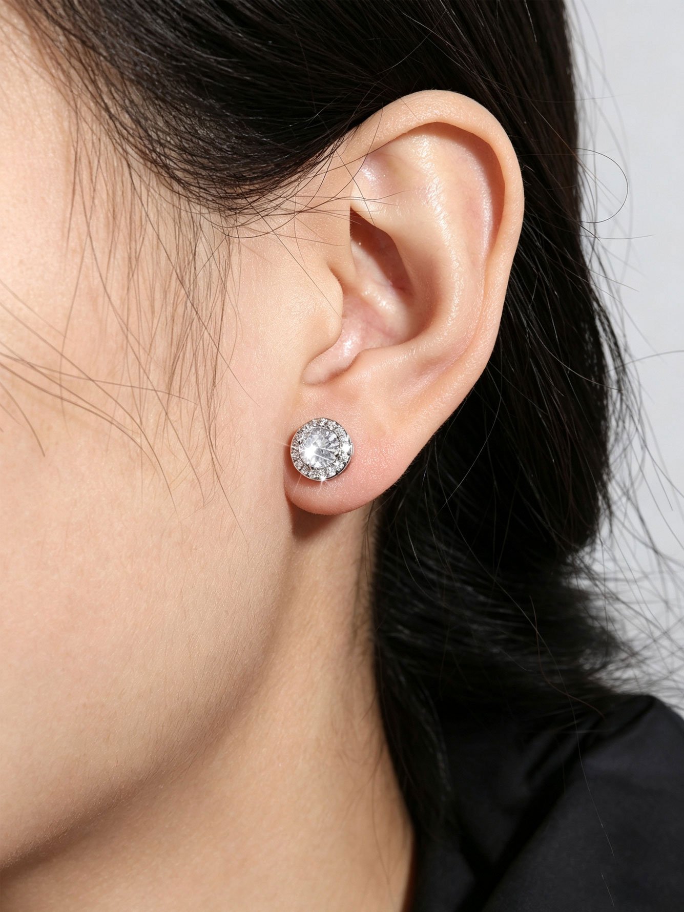 Silver Plain Earrings