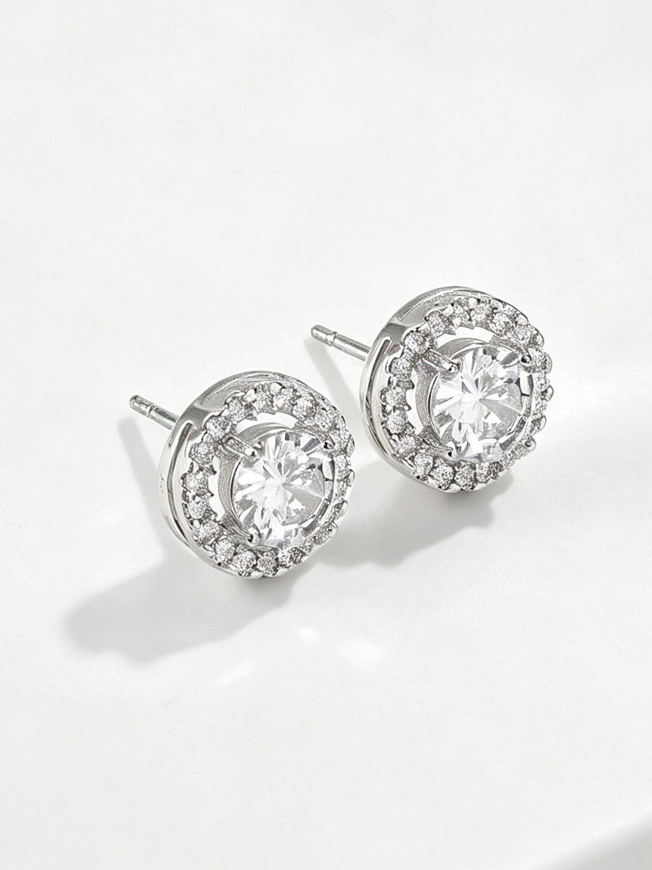 Silver Plain Earrings