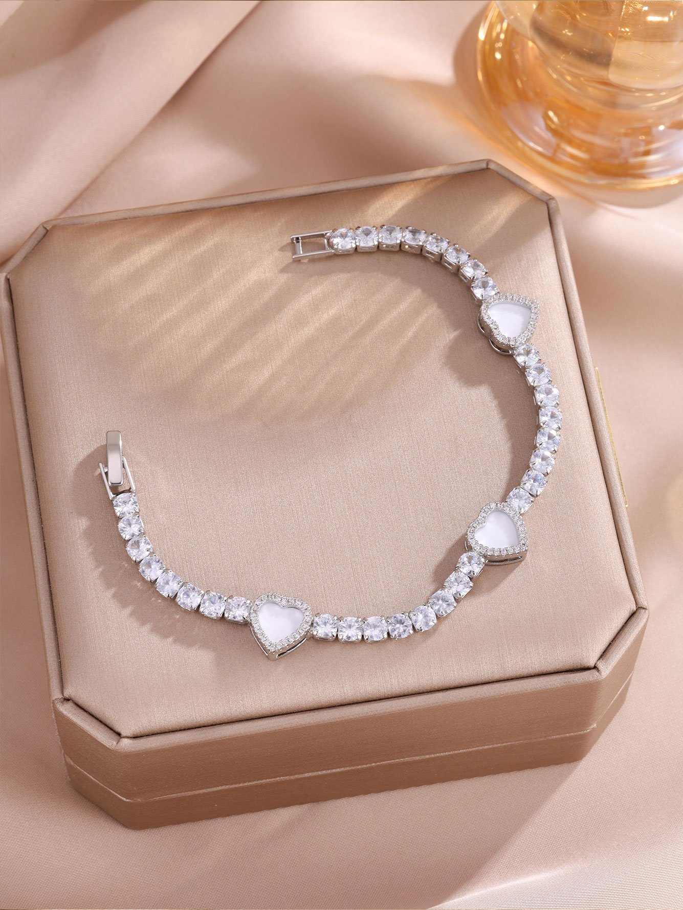Silver Solid Link Bracelet