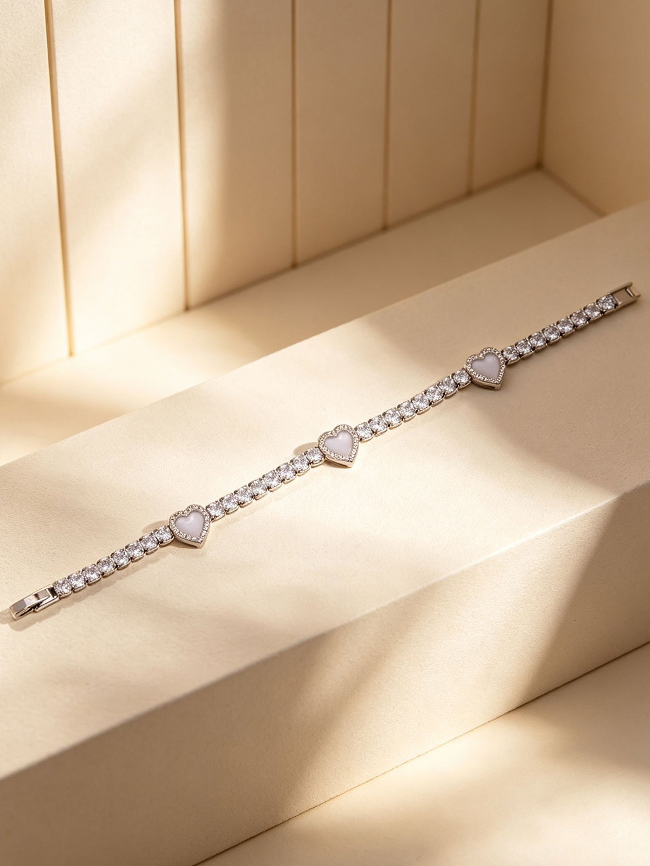 Silver Solid Link Bracelet