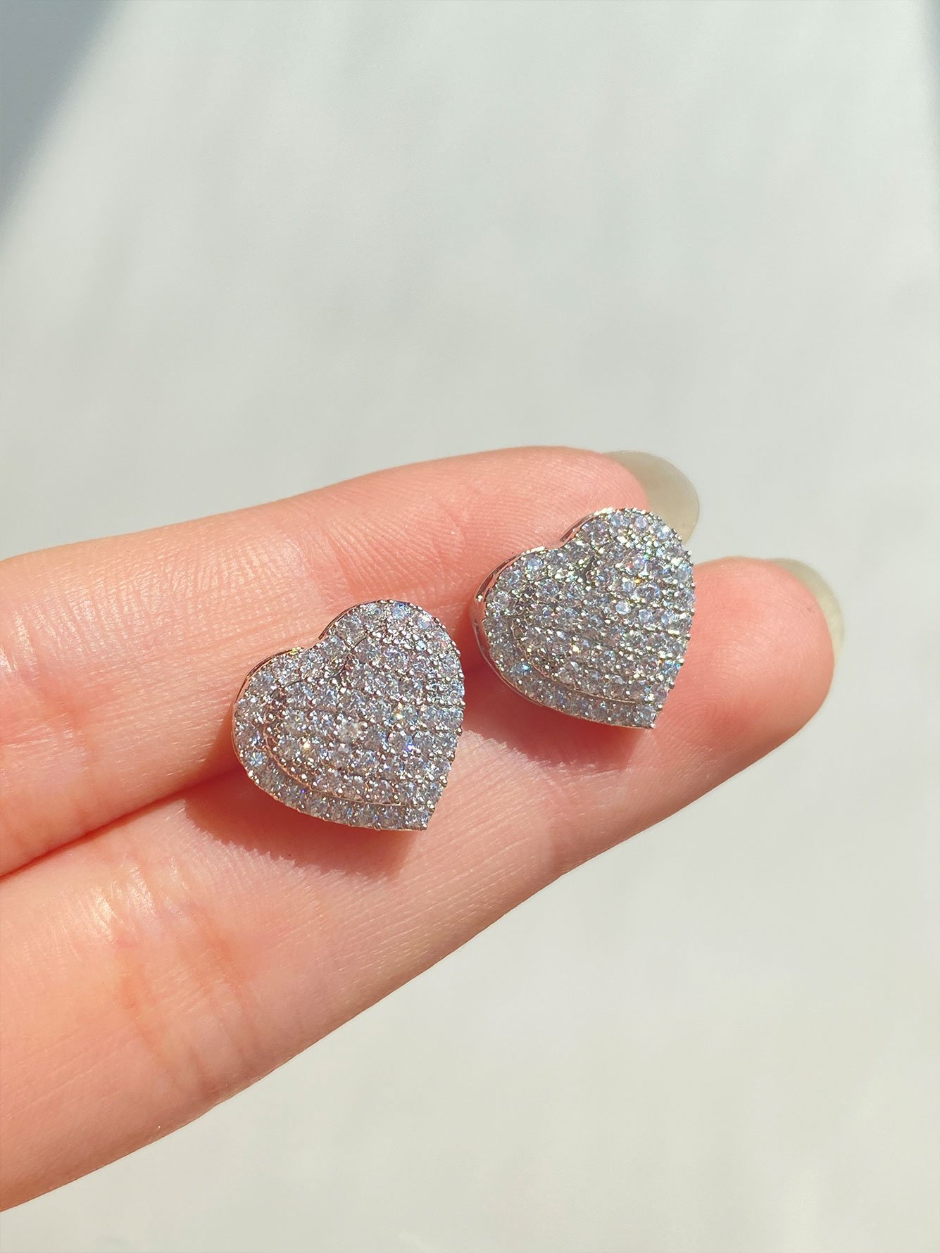 Silver Texture Earrings