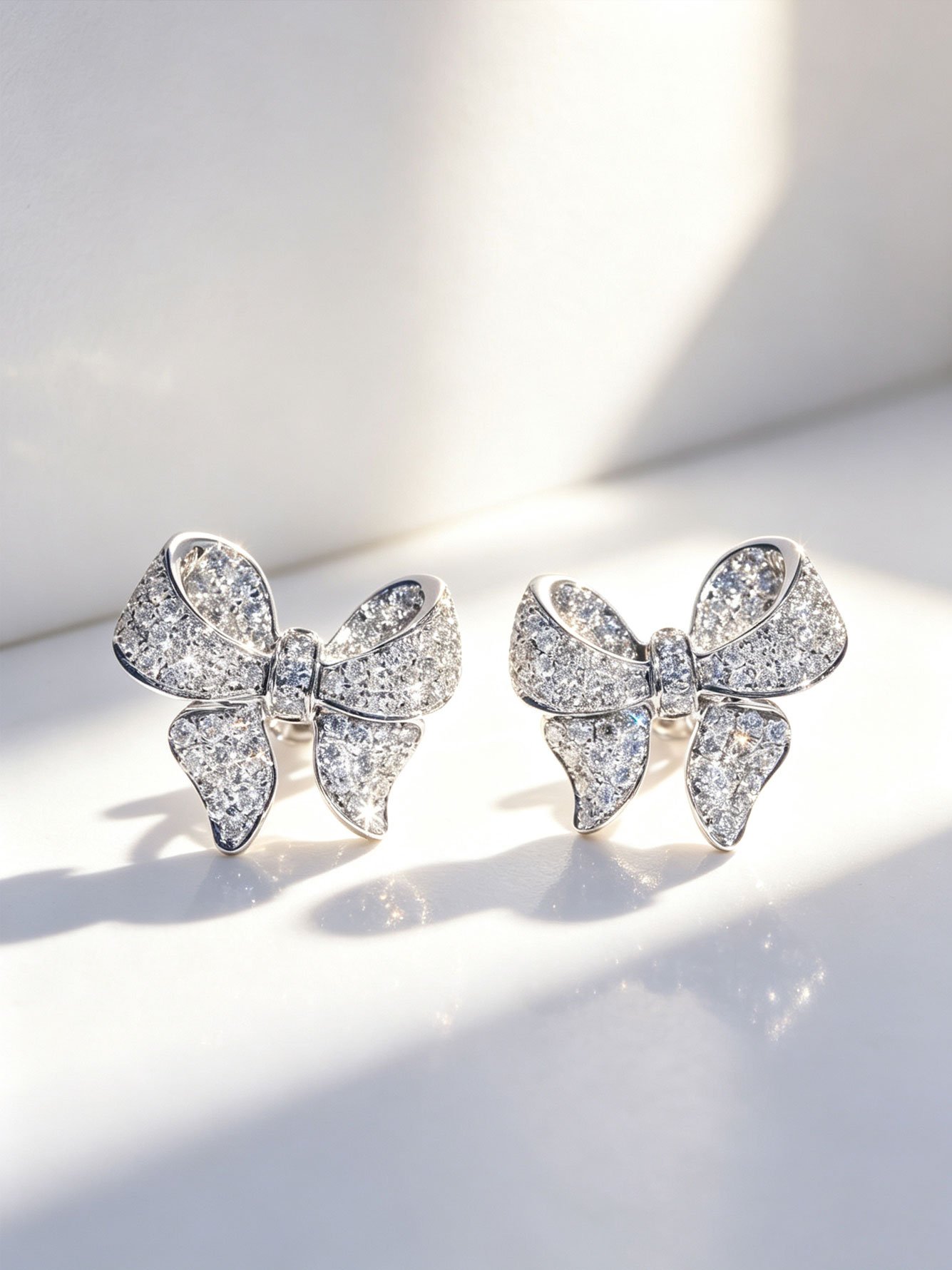 Silver Texture Earrings