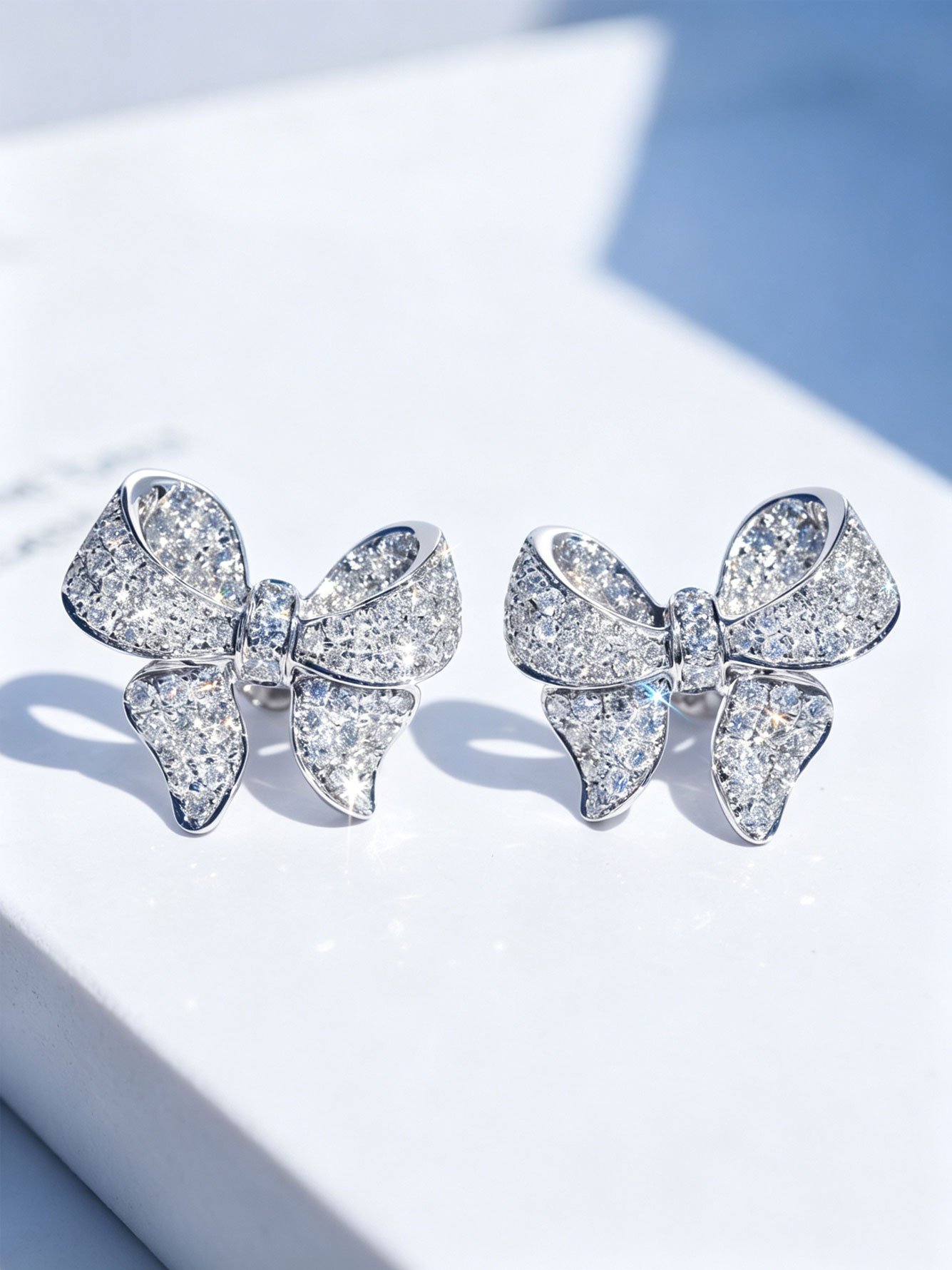 Silver Texture Earrings