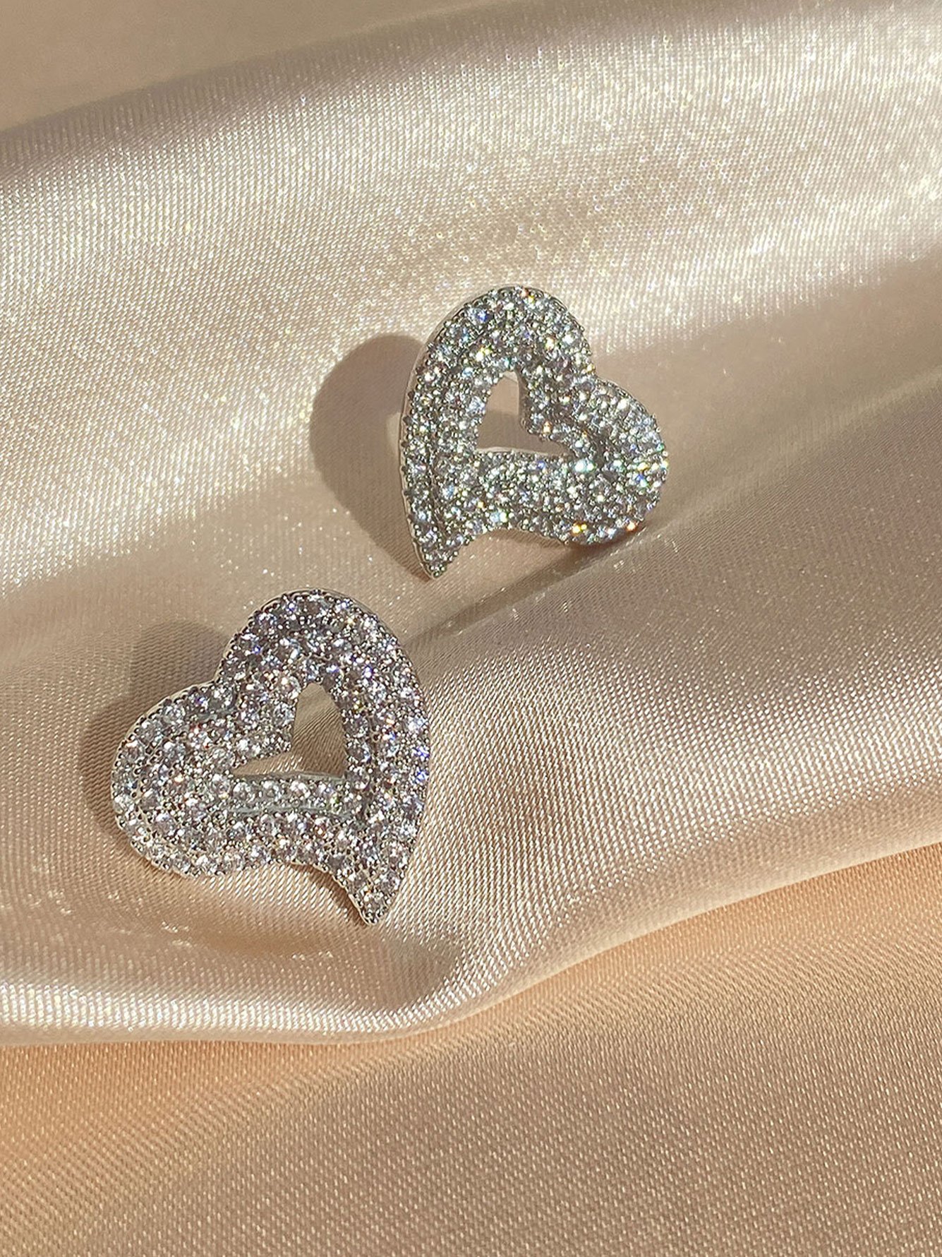 Silver Texture Earrings