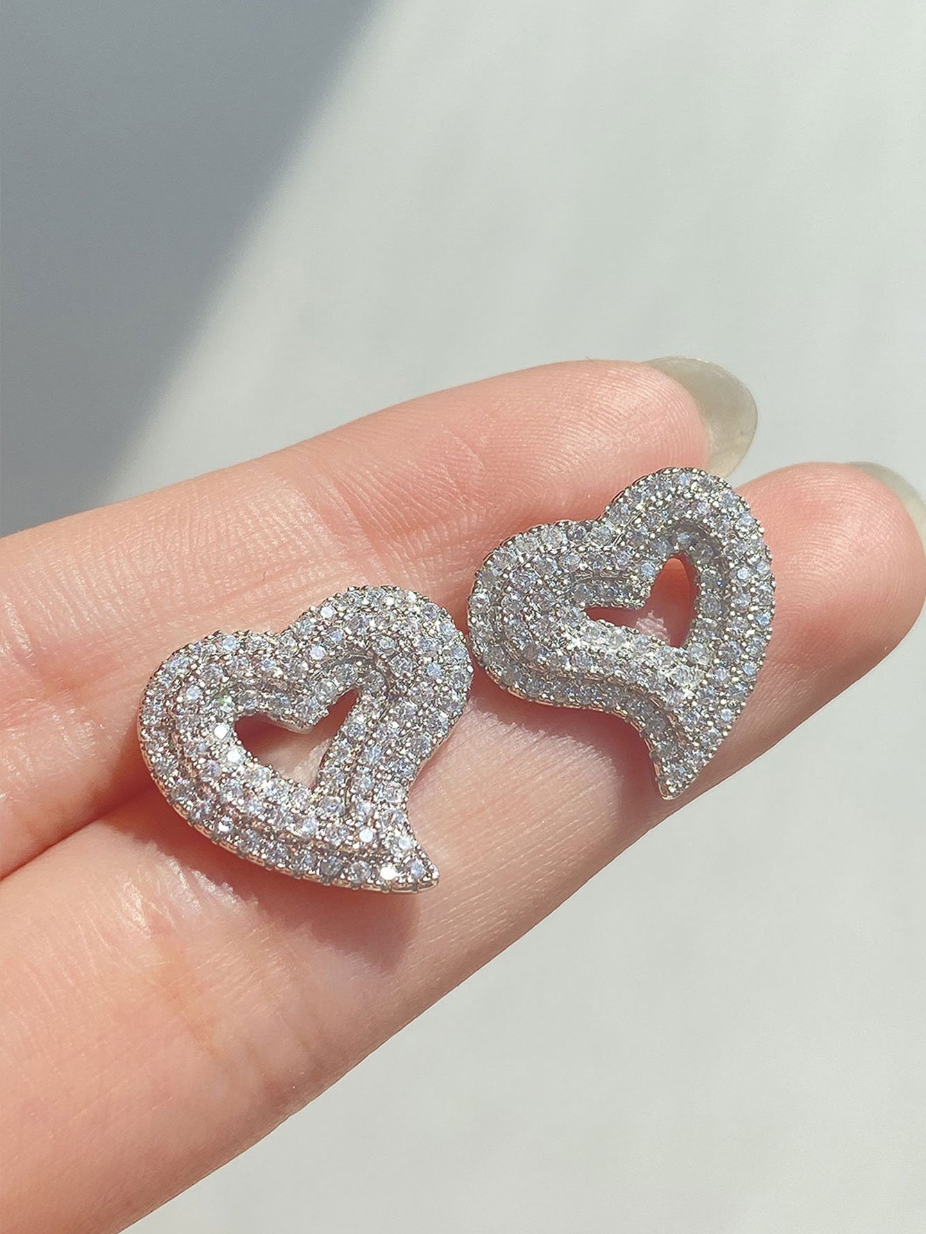 Silver Texture Earrings