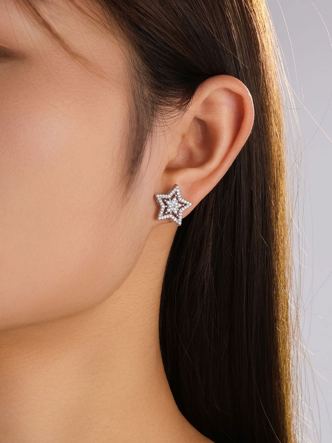 Silver Texture Earrings