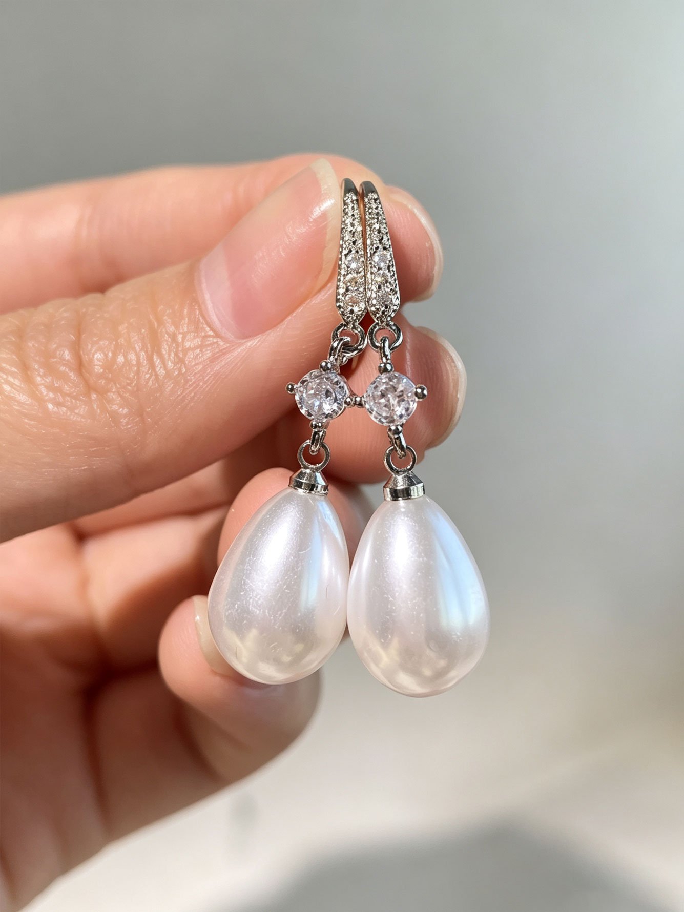 Silver Plain Earrings
