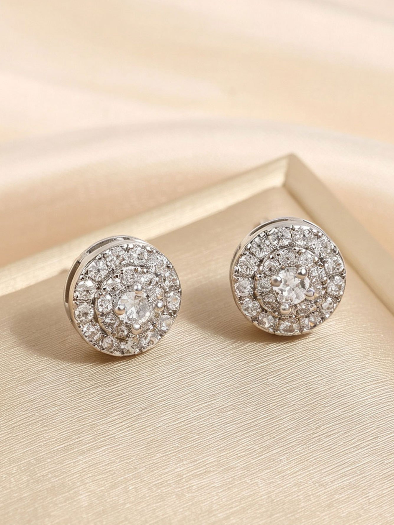 Silver Plain Earrings