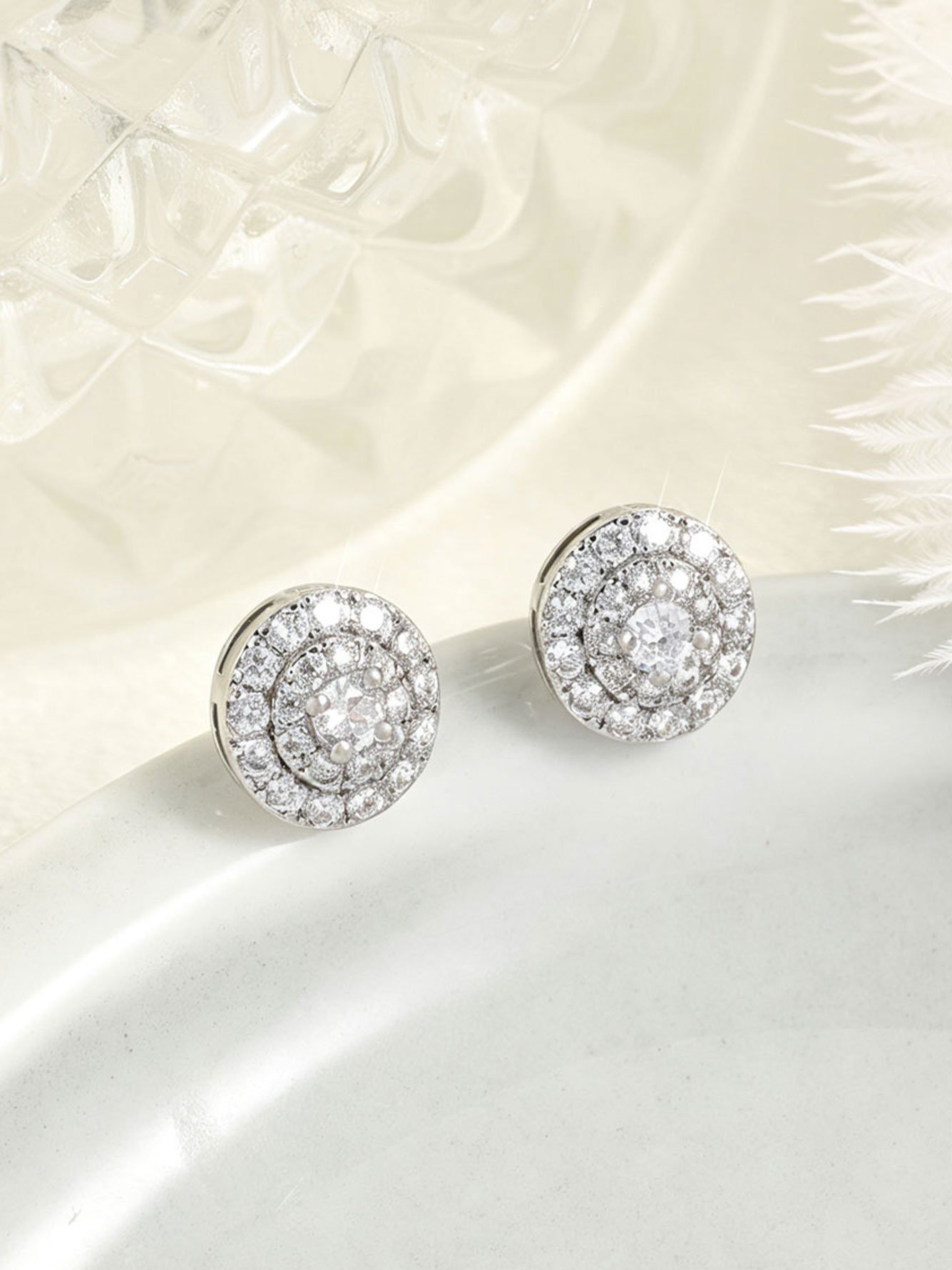 Silver Plain Earrings
