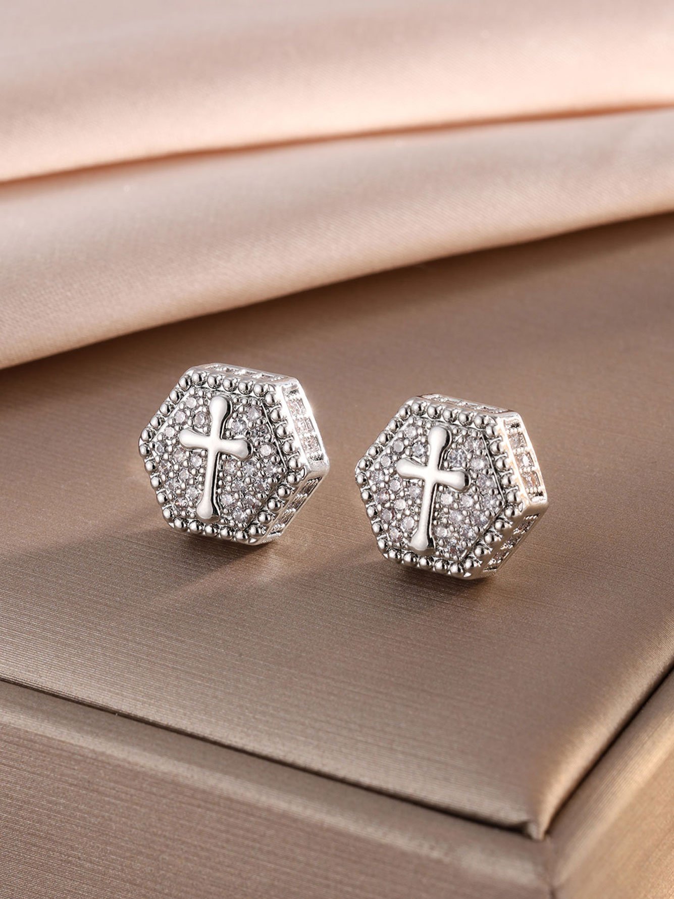 Silver Plain Earrings