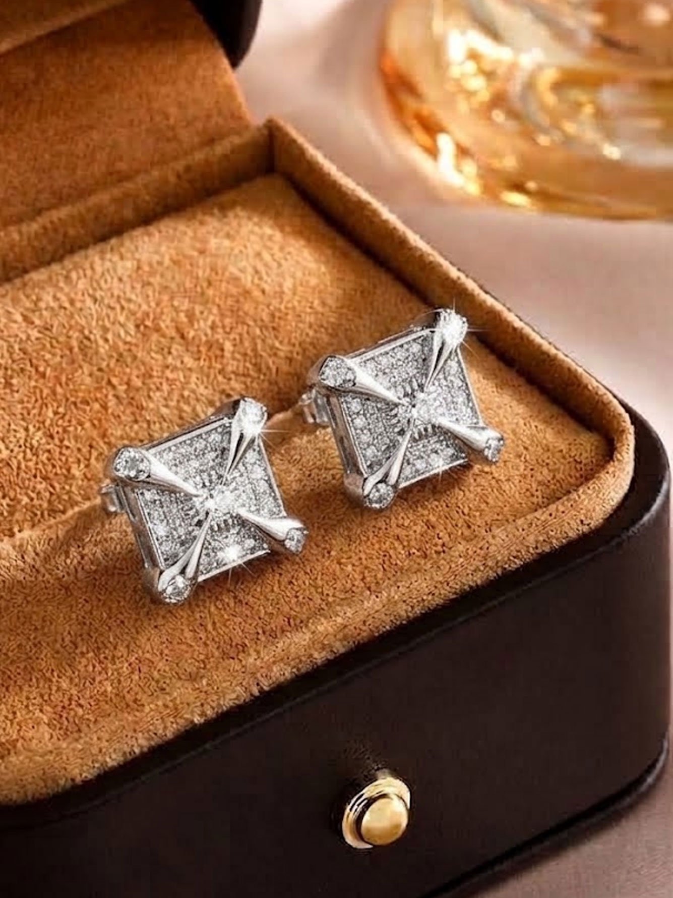 Silver Texture Earrings