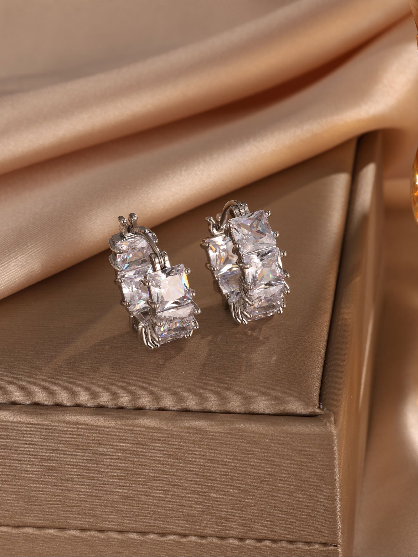 Silver Plain Earrings