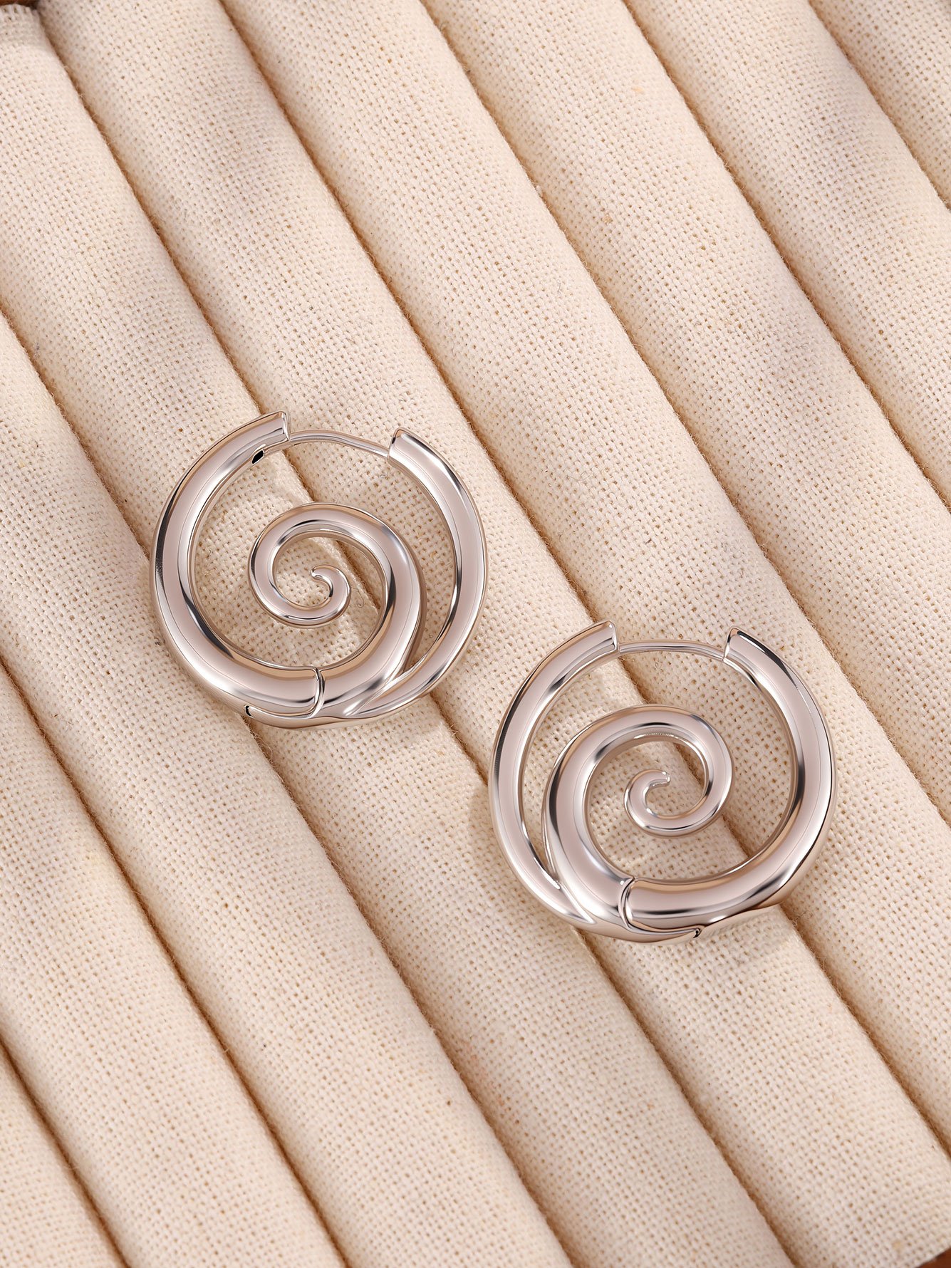 Silver Plain Earrings