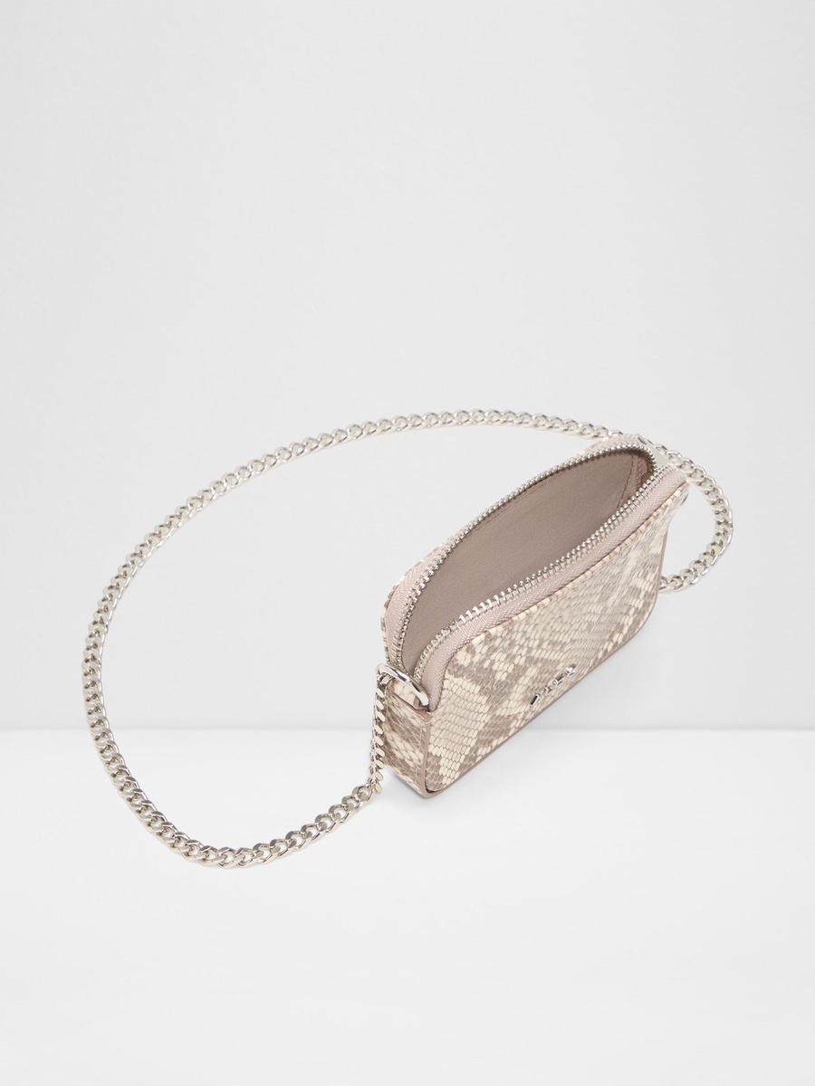 Snakeskin Print Crossbody Bag