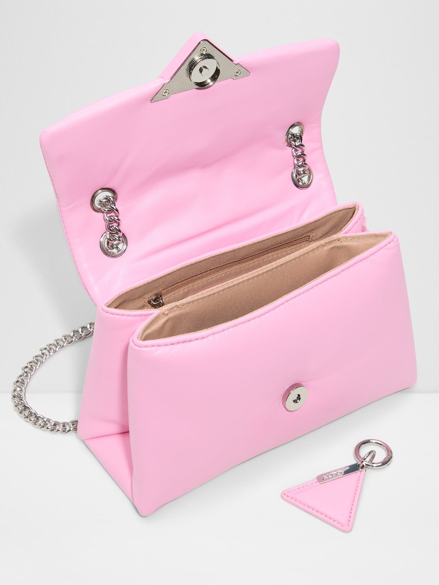 Plain Crossbody Bag with Chain
