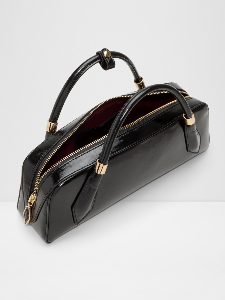Patent Top Handle Bag