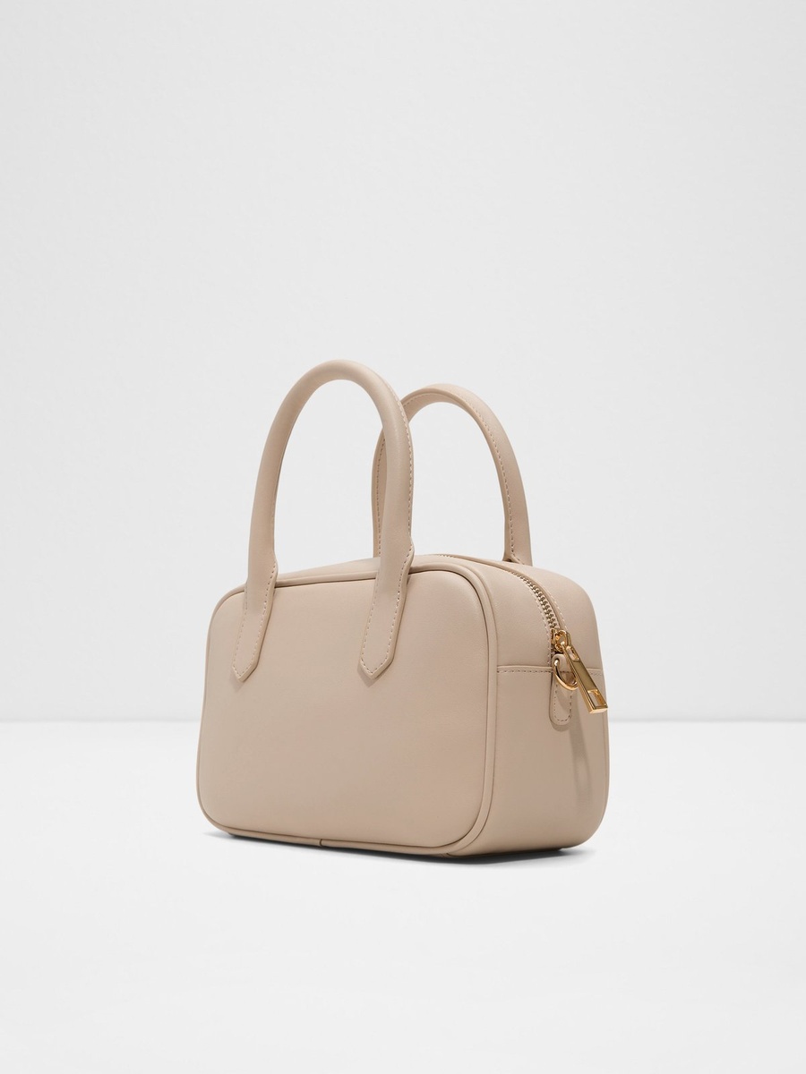 Plain Handbag with Crossbody Strap