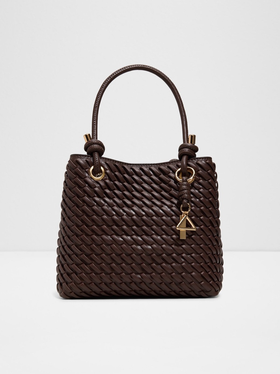Weave Design Top Handle Bag