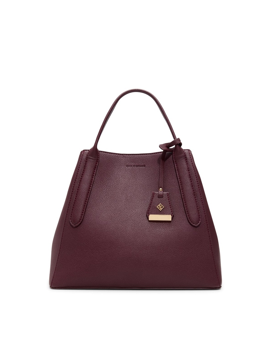 Plain Handbag with Charm