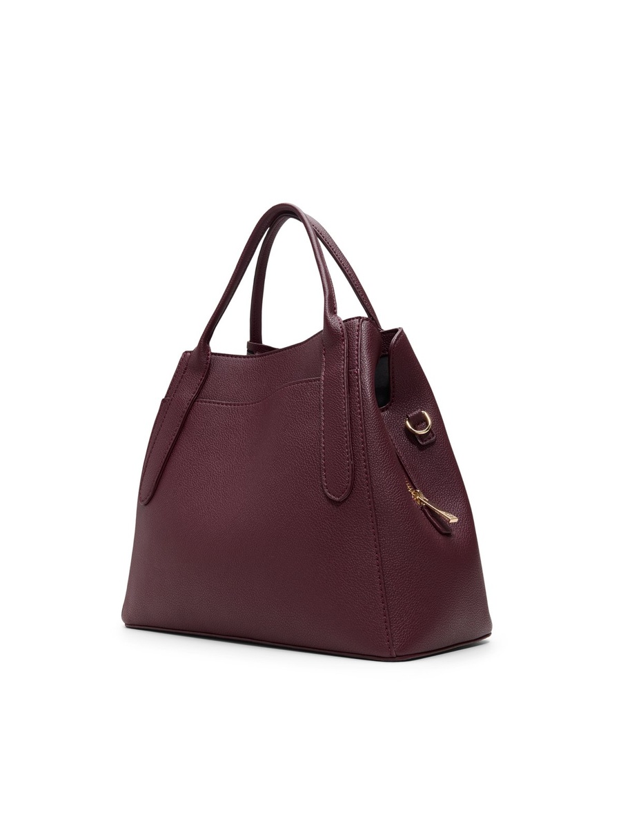 Plain Handbag with Charm