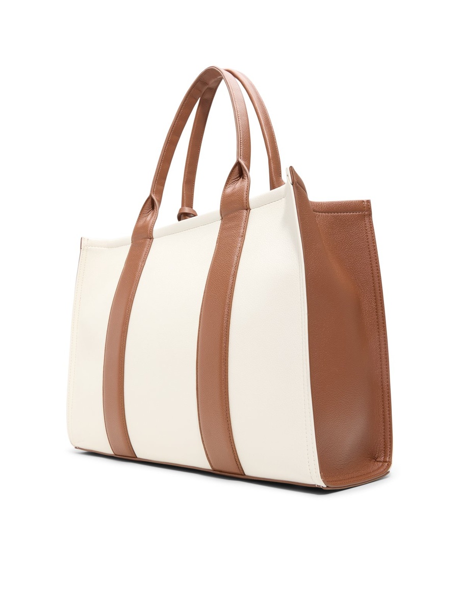 Contrast Trim Tote Bag