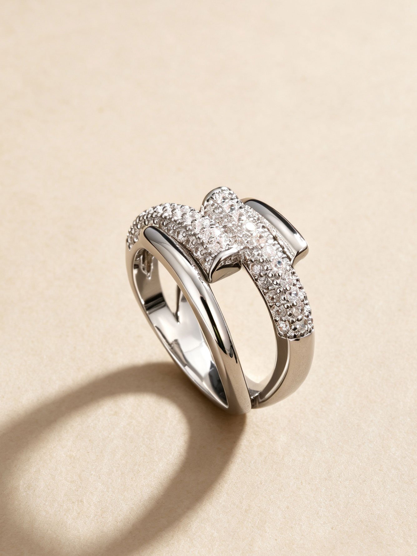 Silver Texture Ring