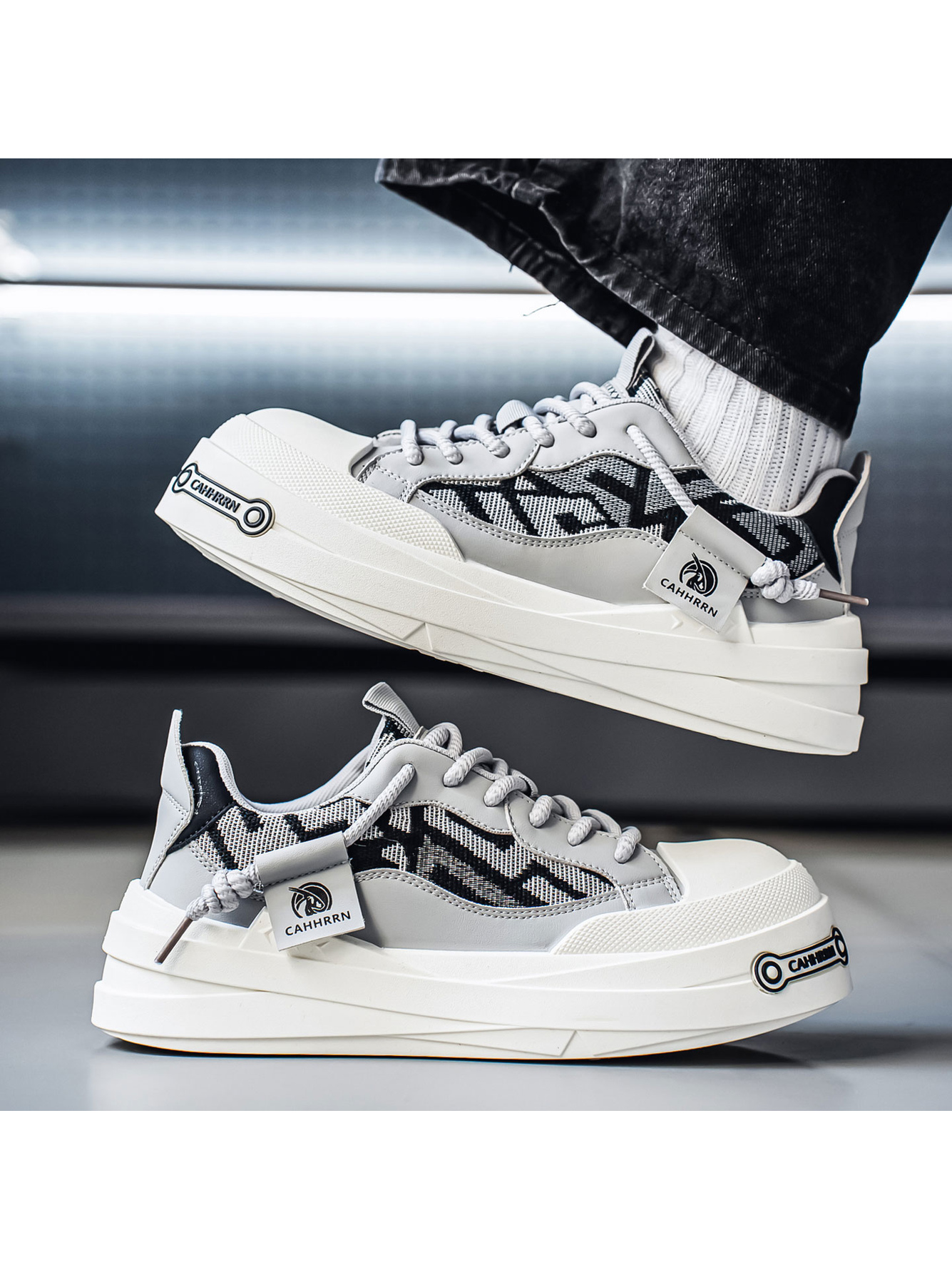Mens Multi-Color Casual Sports Sneakers - Comfortable and Stylish Footwear