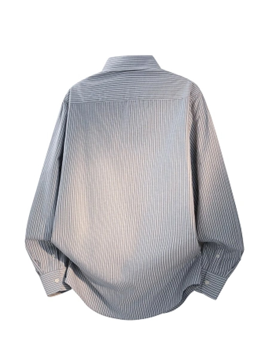 Grey Solid Long Sleeves Regular Shirt