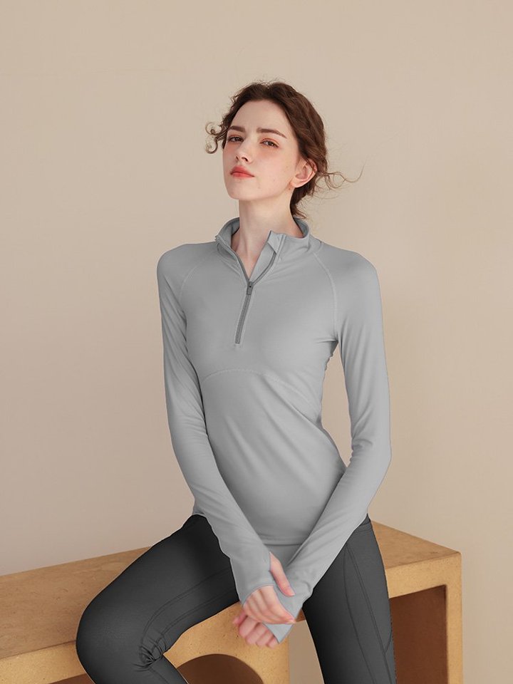Grey Solid Top
