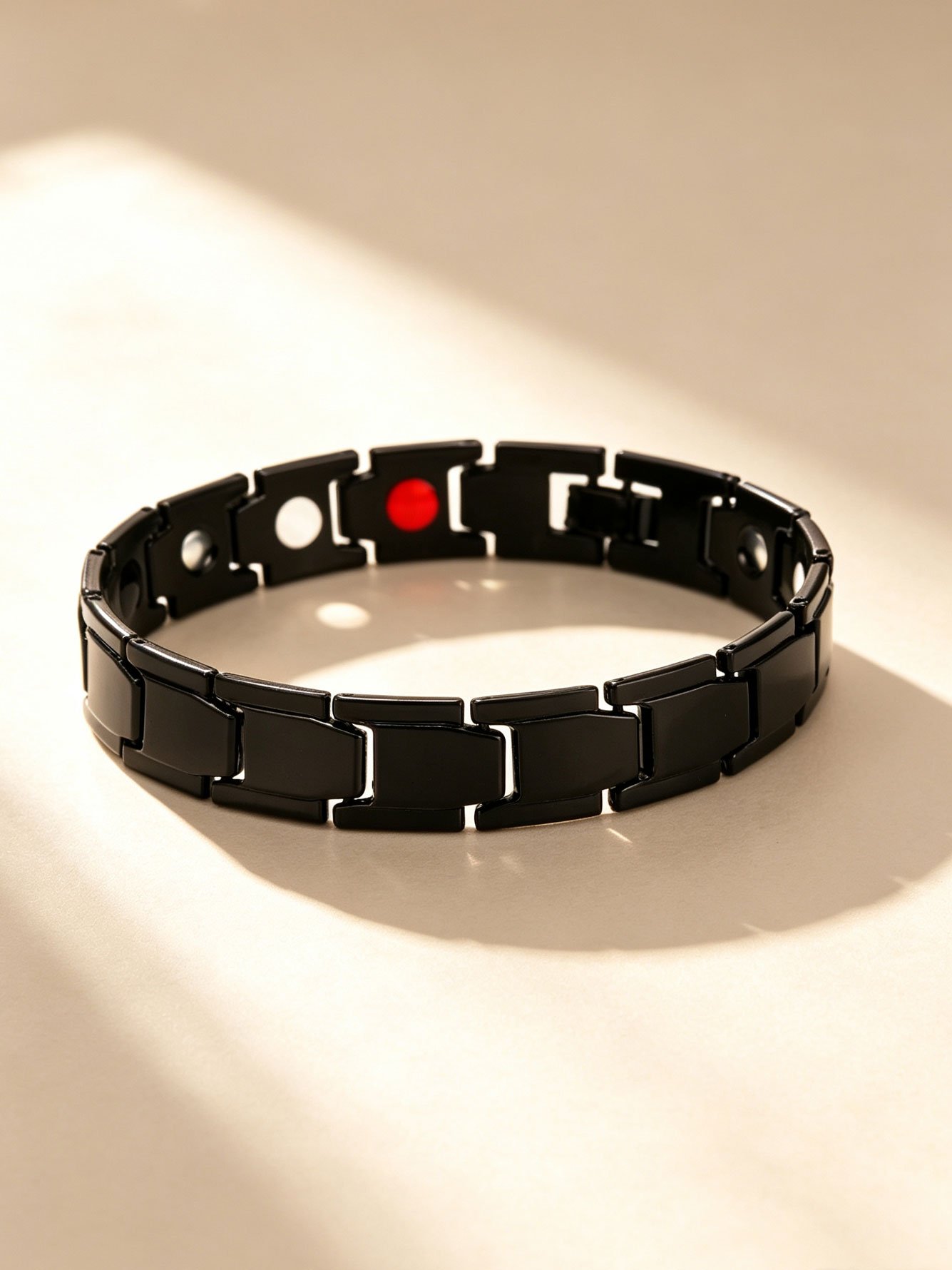 Black Link Bracelet for Women - Casual Everyday Style